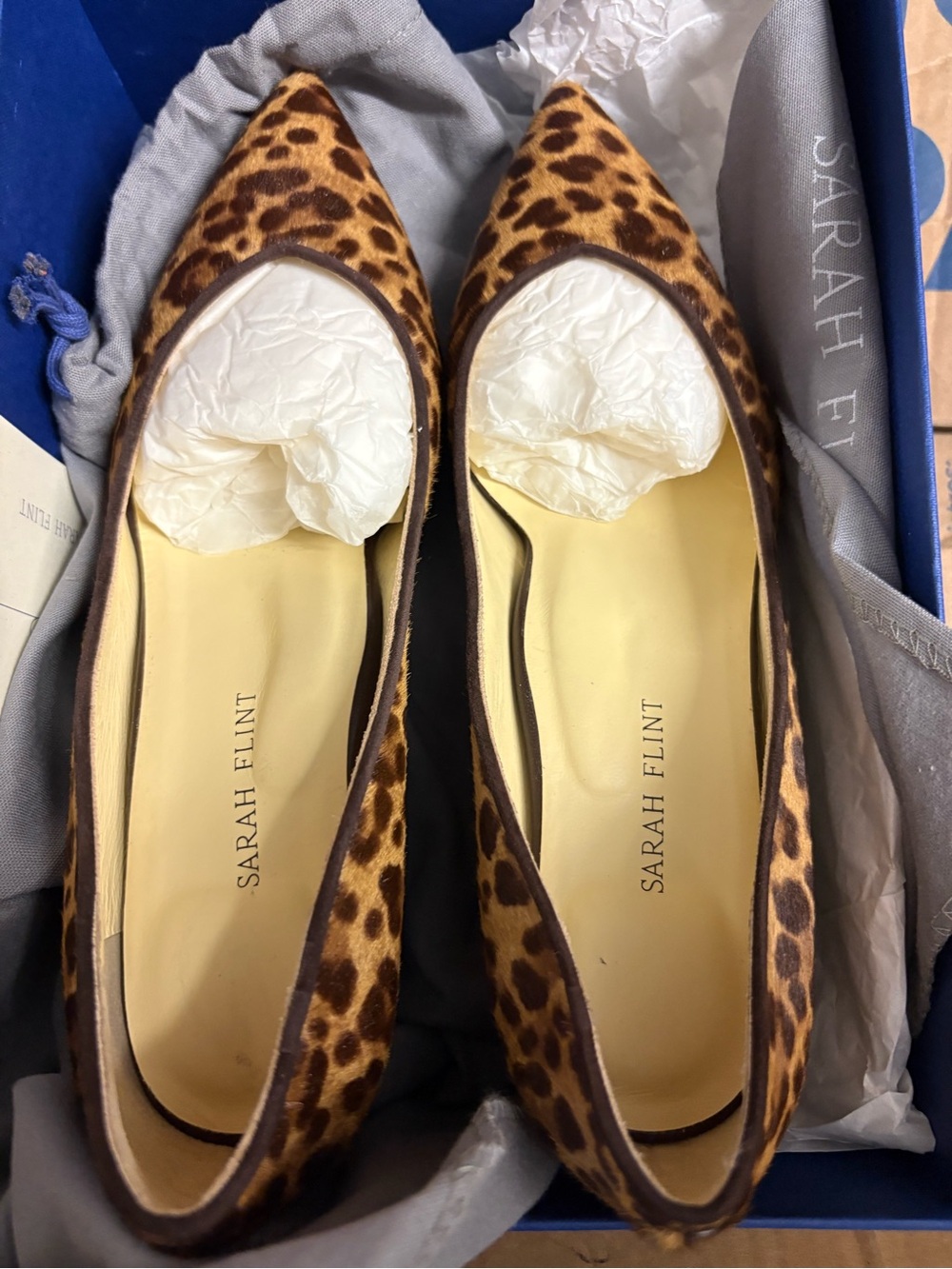 Sarah Flint Perfect Emma in Calf Hair. Size IT 40.5. US 9.5. New.